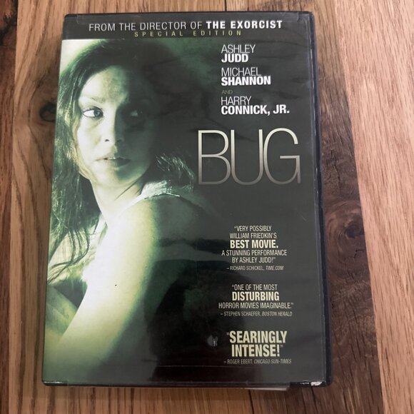 BUG DVD Tested Working Ashley Judd Rated R - Picture 1 of 6